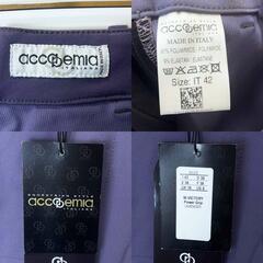 【未使用】Accademia Italiana アカデミアイタリアーナ キュロット パンツ パワーグリップ W-VICTORY 42 ラベンダー レディース 乗馬ズボン 馬術の画像