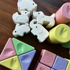 お米のどうぶつ積み木の画像