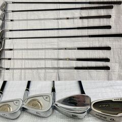 ij6914A ゴルフクラブまとめ 39本 ドライバー アイアン パター callaway T.P.GEAR NOTUS CEAGULL AXION Wilson SamSneadの画像