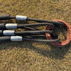 TAIYO  ４点吊りワイヤーラック　2.5t トラック　ユニック　玉掛けワイヤーの画像