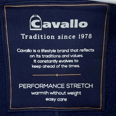 カバロ ジップアップ ライディングジャケット GINEVRA 38 ネイビー 003122 レディース CAVALLO 乗馬 馬術の画像