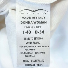 【未使用】ANIMO アニモ BUKEF コンペティションシャツ 半袖 ライディングシャツ 40 ホワイト レディース 乗馬 馬術の画像