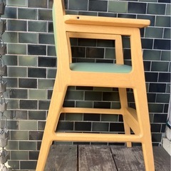 【中古】TOYO FURNITURE/東洋ファニチャー 乳幼児用 ハイチェアー 木製 ベビーチェア 子供椅子 の画像