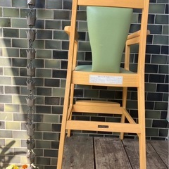 【中古】TOYO FURNITURE/東洋ファニチャー 乳幼児用 ハイチェアー 木製 ベビーチェア 子供椅子 の画像
