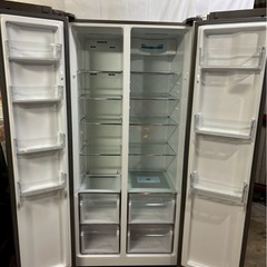 【年末セール】【12ヵ月保証】AQUA 冷蔵庫 AQR-SBS45H 2018年製 449L 観音開きの画像