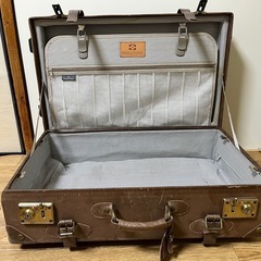 レトロ　キャリーバッグの画像