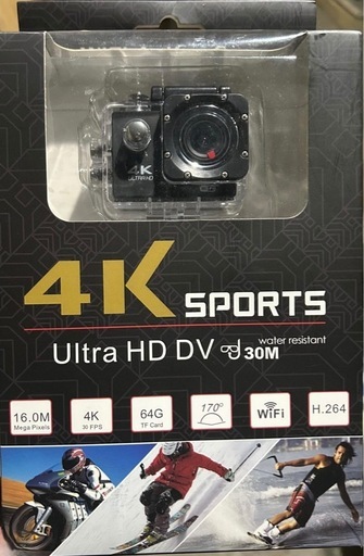 お取引終了4K SPORTS アクションカメラ 16.0M (梅太朗@Pinna) 庄内の