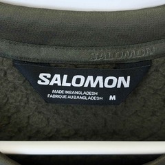 サロモン OUTLINE WARM HYBRID クルーネック フリース M グリーン LC2609100 メンズ SALOMONの画像