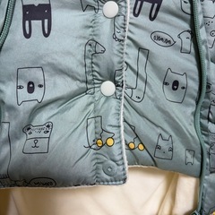 ジャンプスーツ雪遊びベビーカバーオールの画像