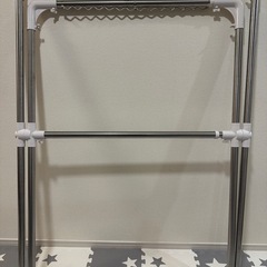 伸縮性 室内物干しラックの画像