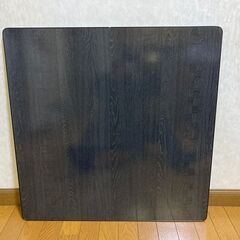 【中古/長期保管品/お引取り限定】■こたつ用天板■ブラック＆ホワイト■リバーシブル仕様■□750mm×D20mm■の画像