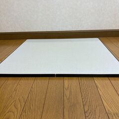 【中古/長期保管品/お引取り限定】■こたつ用天板■ブラック＆ホワイト■リバーシブル仕様■□750mm×D20mm■の画像