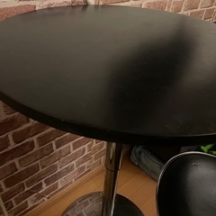 ハイテーブル、ハイチェアセットの画像