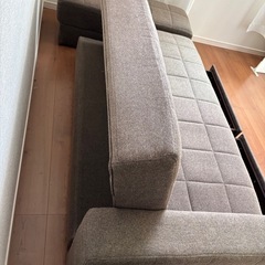 3人掛けソファベッド の画像