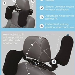 お子様にも！車内座席用ネックピローの画像