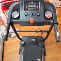【美品】【福岡県内配送無料】動作品 BTM ルームランナー フィットネス ランニングマシン ～12km/h 家庭用 トレーニングの画像
