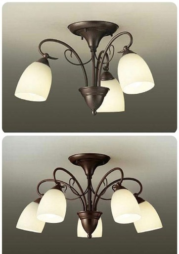 DAIKO シャンデリア セット DCH-38779Y 販売 DCH-38780Y 製品詳細 | 大