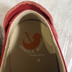 スピングルムーブ カンガルーレザー 25cm 赤の画像