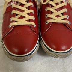 スピングルムーブ カンガルーレザー 25cm 赤の画像