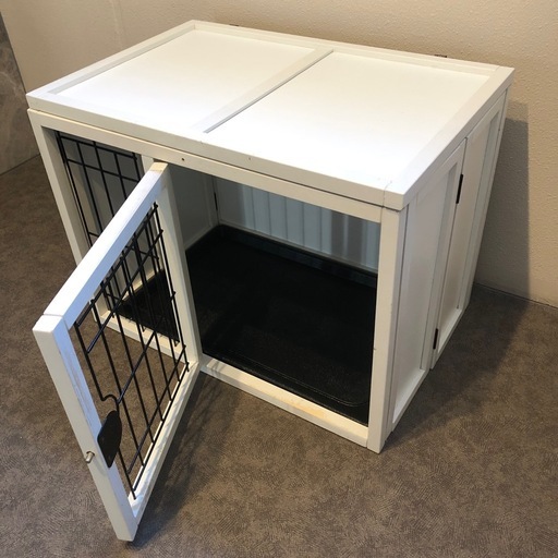 ペットケージ サークル 小型犬 木製 ホワイト コレクション 犬用ケージ