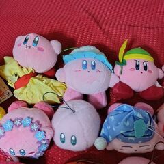 星のカービィ＆ワドルディ　大中小ぬいぐるみ26個　1個80〜250円の画像