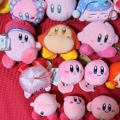 星のカービィ＆ワドルディ　大中小ぬいぐるみ26個　1個80〜250円の画像