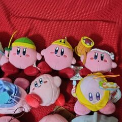 星のカービィ＆ワドルディ　大中小ぬいぐるみ26個　1個80〜250円の画像