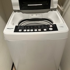 洗濯機　Hisense HW-T55A 5.5kgの画像