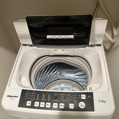洗濯機　Hisense HW-T55A 5.5kgの画像