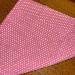 ピンク　ハート柄　生地　
の画像