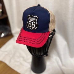 🛣️🇺🇸【未使用】ROUTE 66 ロゴ メッシュキャップ/トラッカーハット✨の画像