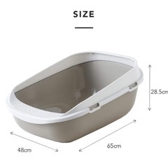 猫用トイレ　大きいサイズの画像