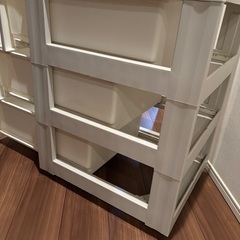 キャスター付衣装ケース　三段の画像