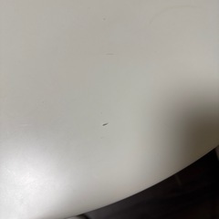 【即日受け取りも可能】80cm円卓/ホワイト の画像