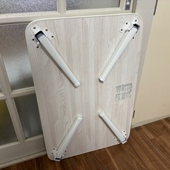 【受け渡し決定】ローテーブル　白の画像