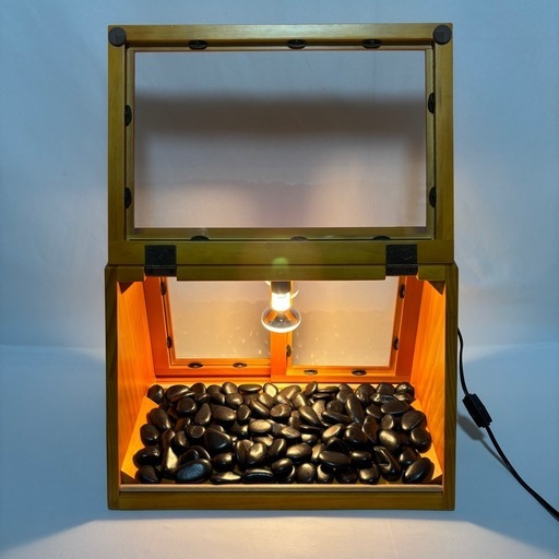 木製ホットショーケース 焼き芋保温ディスプレイケース【ナチュラル