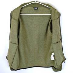 【未使用】POLEWARDS ポールワーズ エアロフリース ジャケット M オリーブ OLV PW2SJZ01 メンズ アウター ジップアップ 軽量 保温の画像