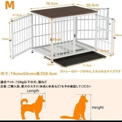 家具調、ペットケージの画像