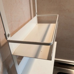 山崎実業 tower レンジフード調味料ラック3段の画像