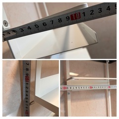 山崎実業 tower レンジフード調味料ラック3段の画像