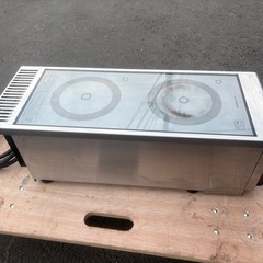 ■中古品 ホシザキ業務用電磁調理器 HIH-11RE 単相200V 2017年 260ｘ600ｘ200ｍｍ 動作問題無し 厨房 ■の画像