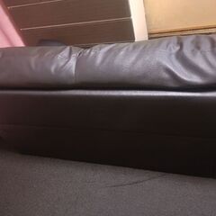 ニトリ　合皮2人掛けソファーの画像