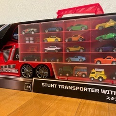 トランスポーター　トラック　収納　ミニカーおもちゃの画像