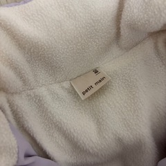 petit main 80 ダウンジャケット　ボア　ラベンダーの画像