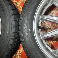 トーヨー製ノーパンクタイヤとホイールの4本セット。サイズ：155/65/R14 2023年タイヤの画像