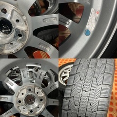 トーヨー製ノーパンクタイヤとホイールの4本セット。サイズ：155/65/R14 2023年タイヤの画像