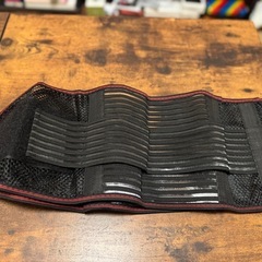 💪✨【未使用】メッシュ素材 腰用サポートベルト/コルセット XXLサイズ✨の画像