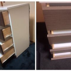 ローチェスト(キャスター付き)　タンス　収納の画像