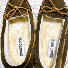 試着のみ ミネトンカ モカシン　23.5 の画像
