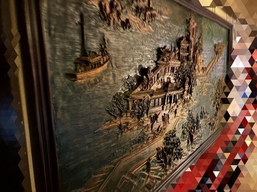 壁掛けオブジェアート作品 (ハチマルヒーロー) てだこ浦西のインテリア